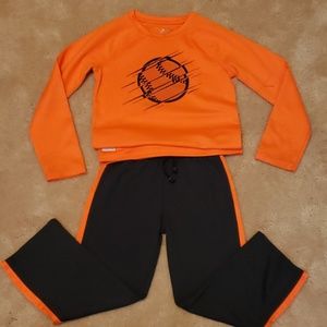 Matching athletic outfit